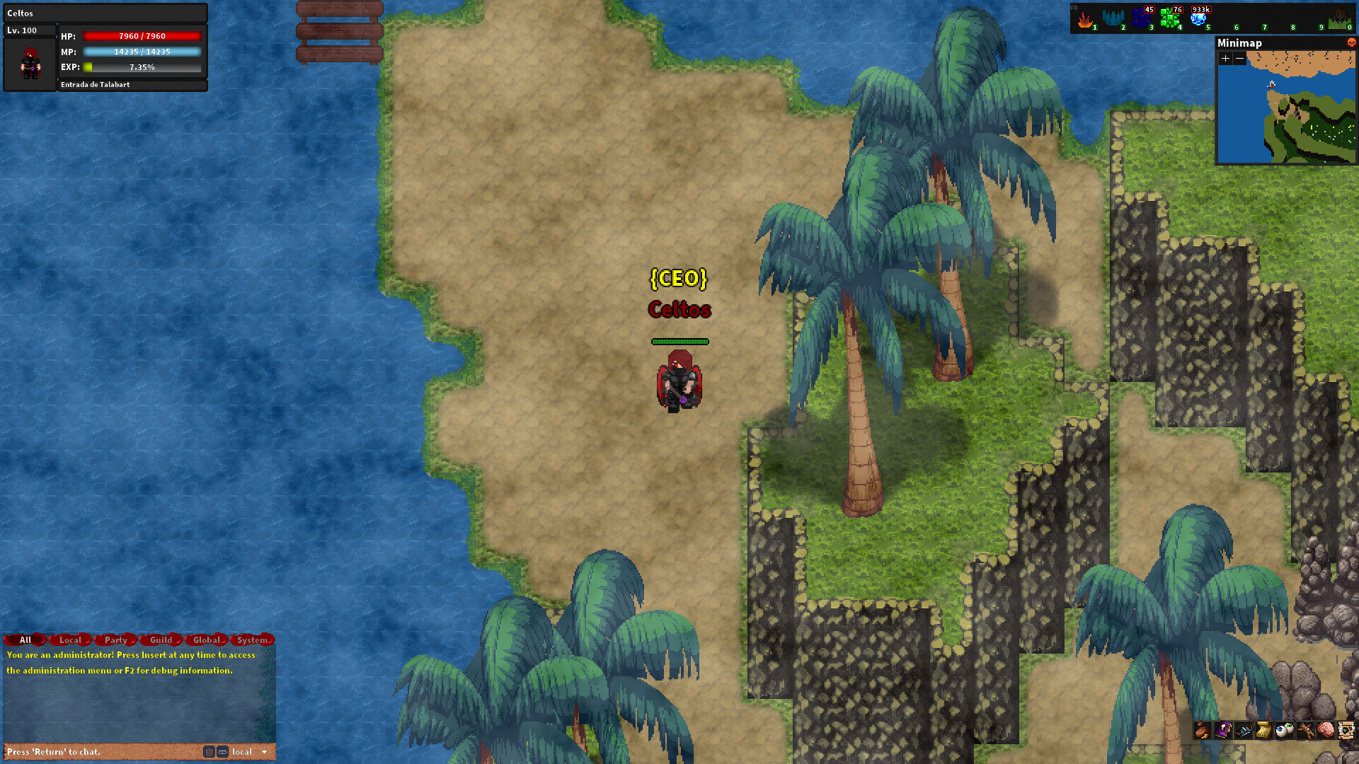 Rebornia - MMORPG 2D screenshot #9