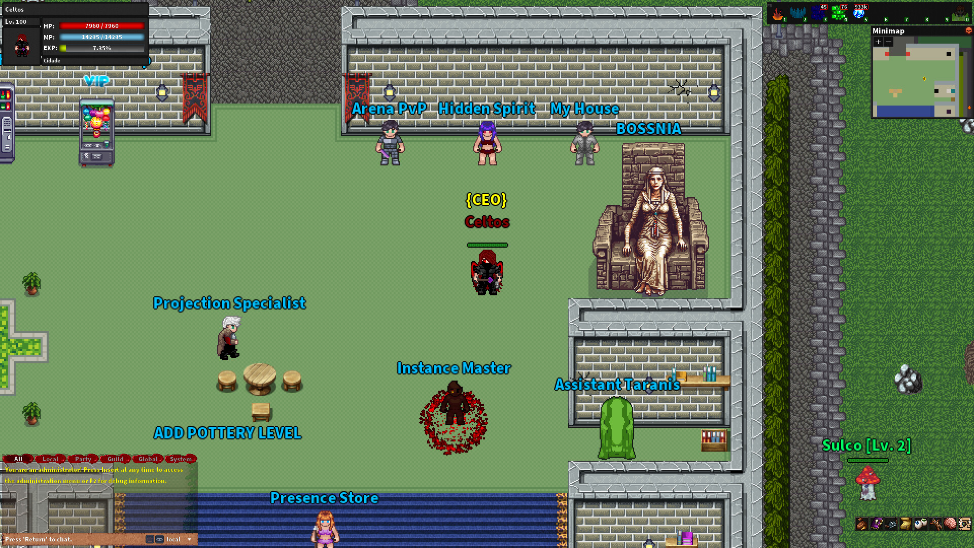 Rebornia - MMORPG 2D screenshot #4