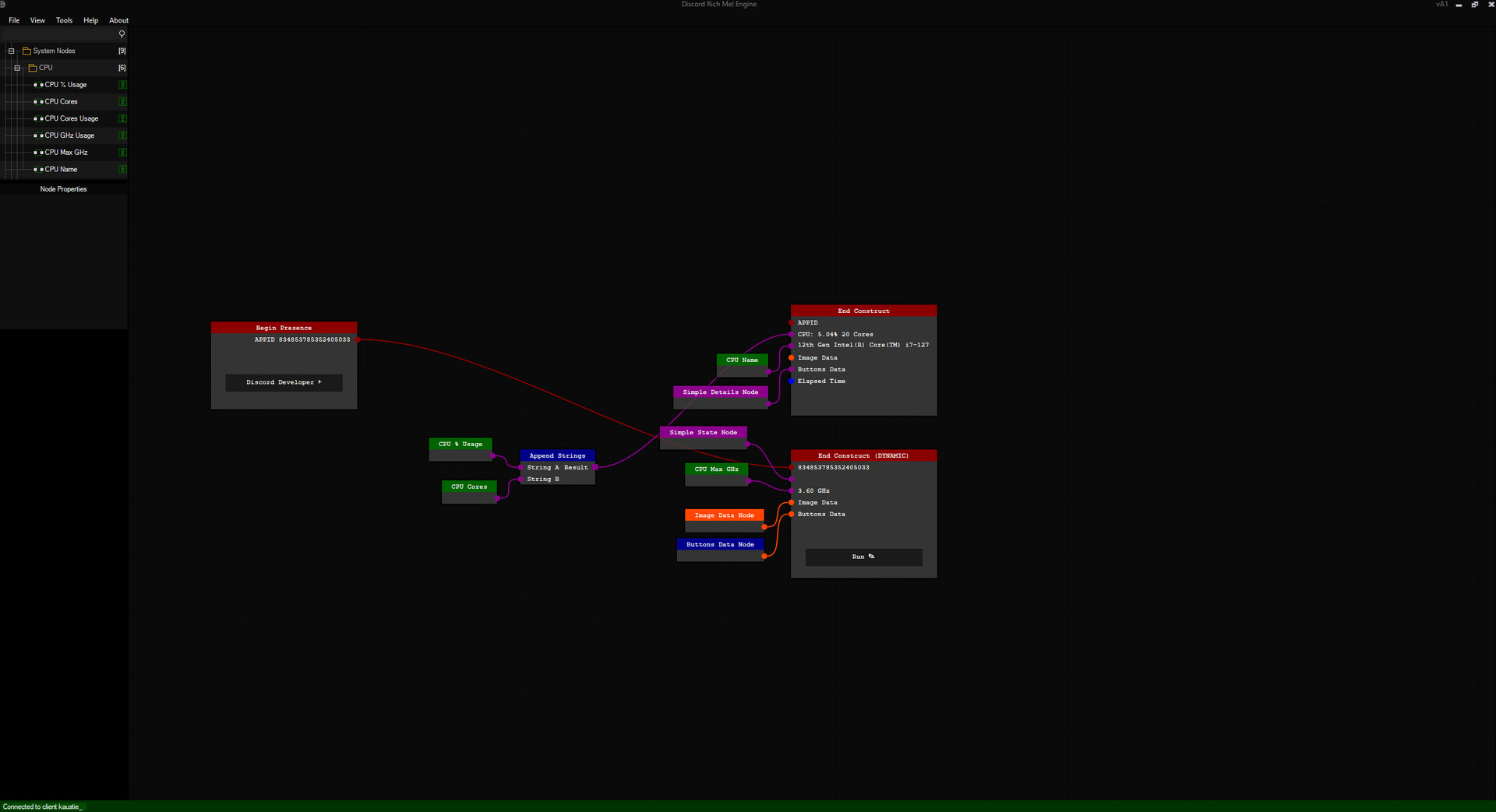Discord Rich Me! Engine screenshot #3