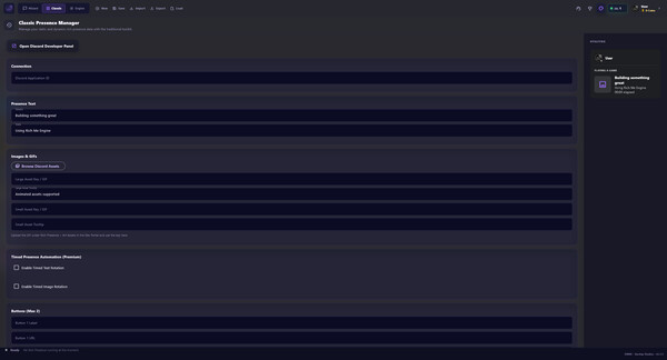 Discord Rich Me! Engine — screenshot 4
