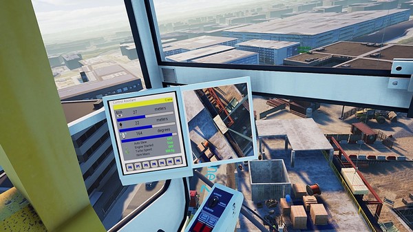 Screenshot z VE GSIM Tower Crane Simulator