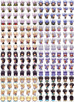 RPG Maker MV - Fantasy Heroine Character Pack 6