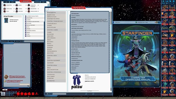 Fantasy Grounds - Starfinder Character Operations Manual