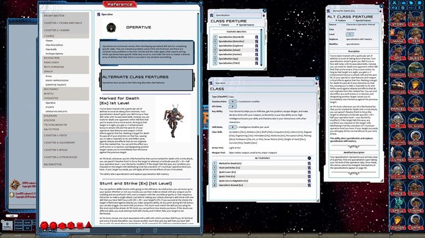 Fantasy Grounds - Starfinder Character Operations Manual screenshot 8