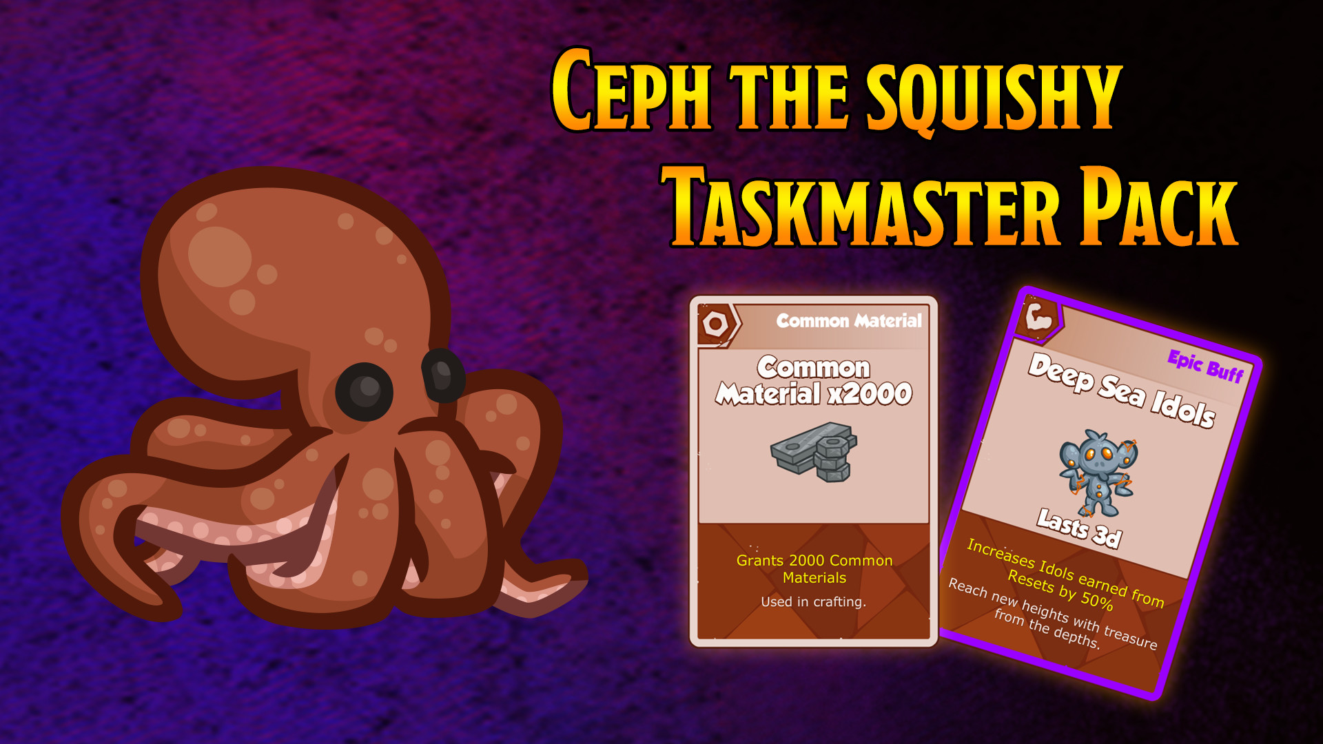 Crusaders of the Lost Idols: Ceph the Squishy Taskmaster Pack Featured Screenshot #1