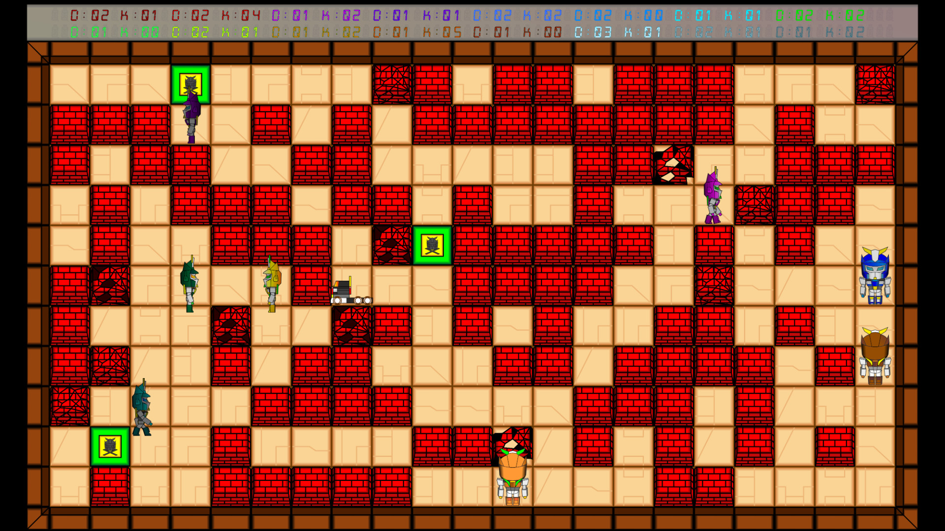 #1. Robot Fight (Steam) De: Nightninja