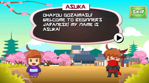 Screenshot z Ohayou! Beginner's Japanese