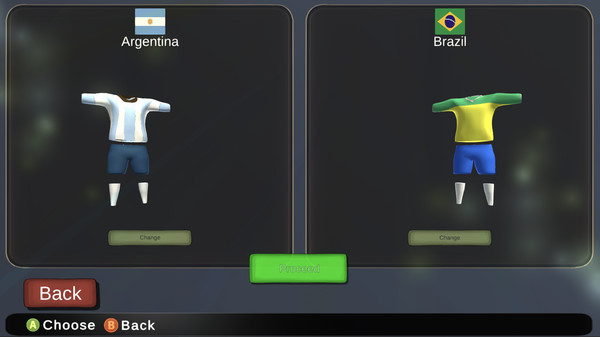 Screenshot z Super Arcade Soccer 2021