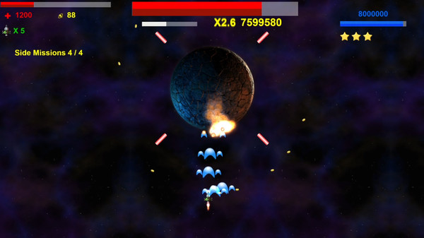 Screenshot z Spinner Invaders