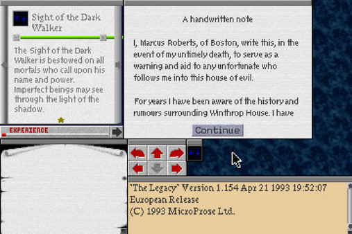 Screenshot z The Legacy: Realm of Terror