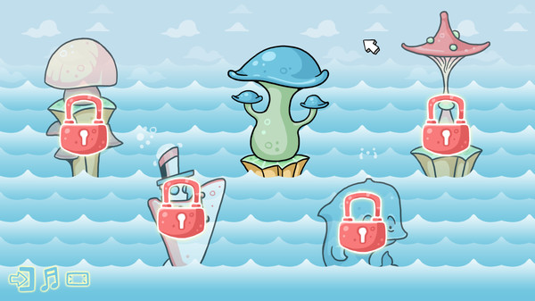 Screenshot z Mushroom Cats 2