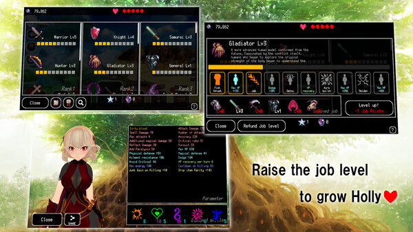 Screenshot 4 of B100X - Auto Dungeon RPG - final gameplay screenshot