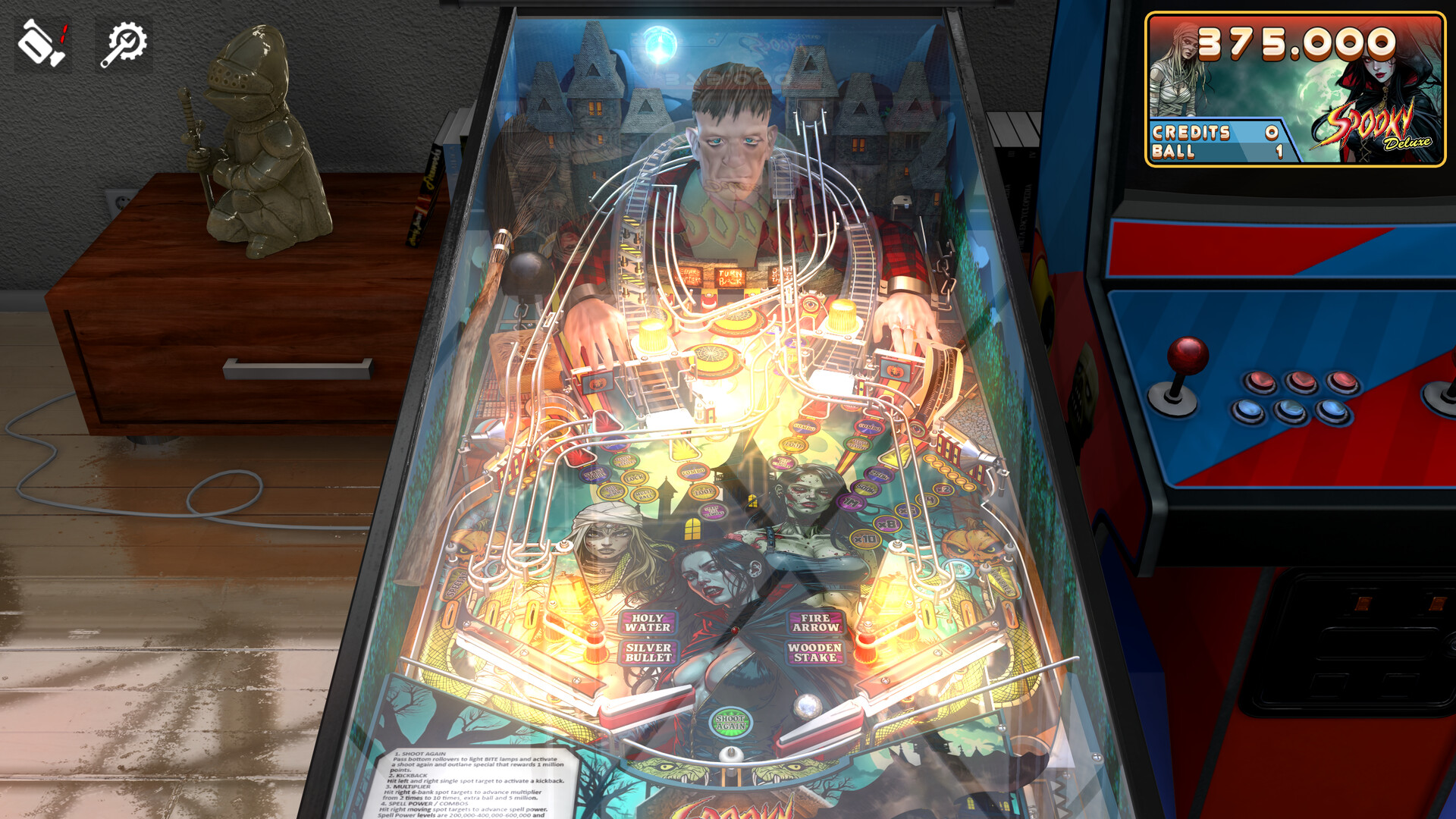 Zaccaria Pinball - Spooky Deluxe Pinball Table Featured Screenshot #1