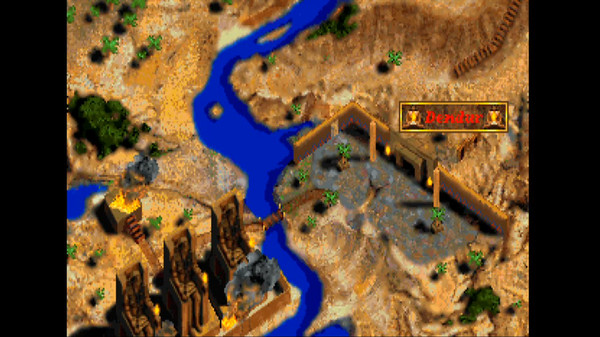 Screenshot z PowerSlave (DOS Classic Edition)