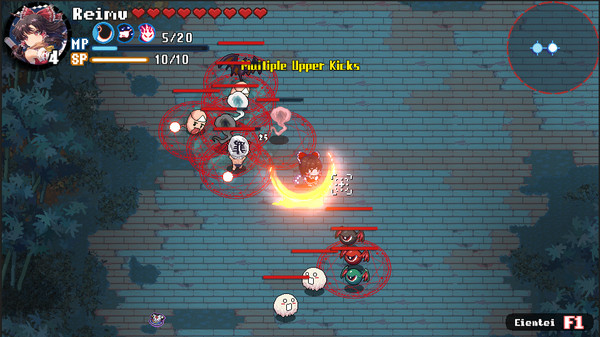 Screenshot z 东方华彩乱战2 ~ Touhou Blooming Chaos 2