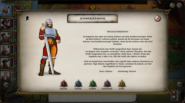 Talisman Character Swordsman Screenshot 5