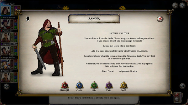 Talisman Character - Ranger