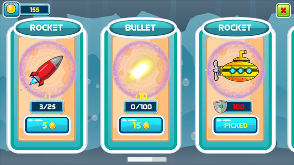 Screenshot z Submarine Adventure