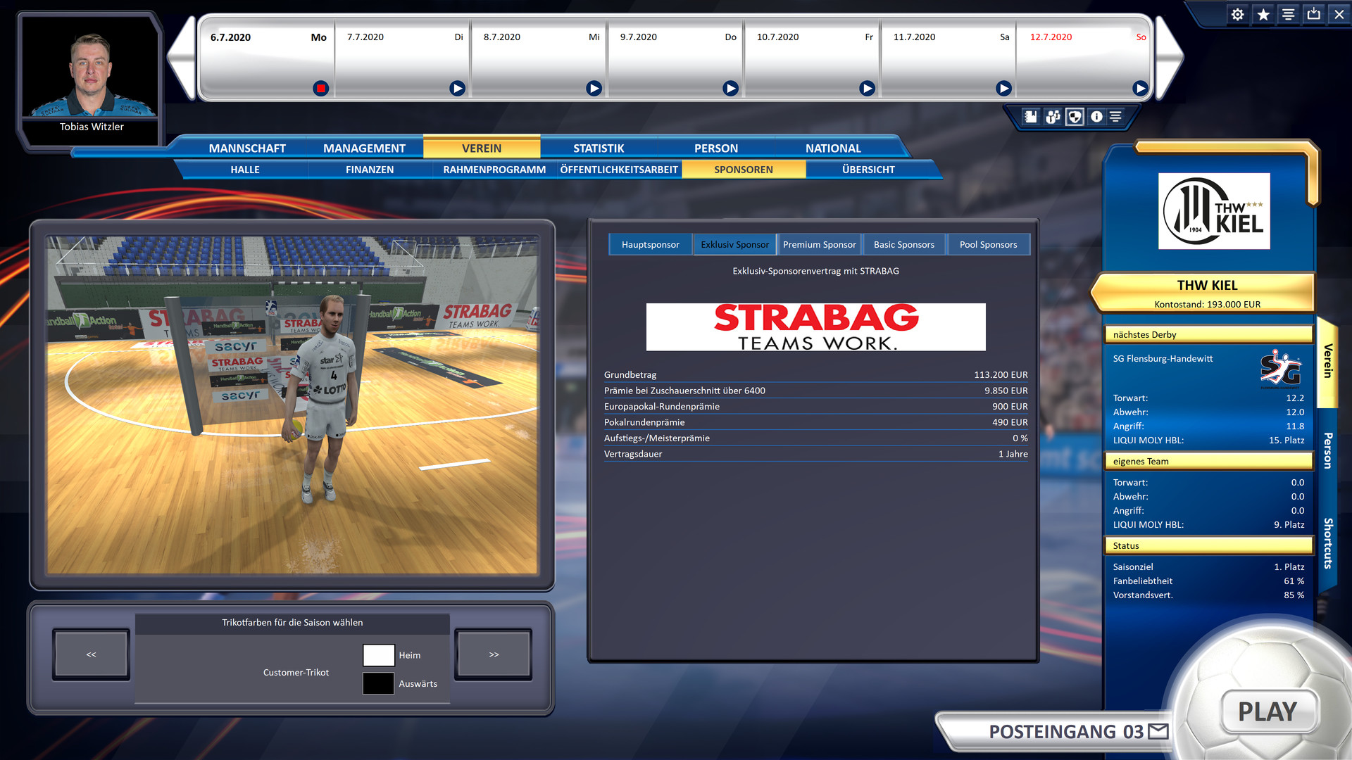 Handball Manager 2021 screenshot 3