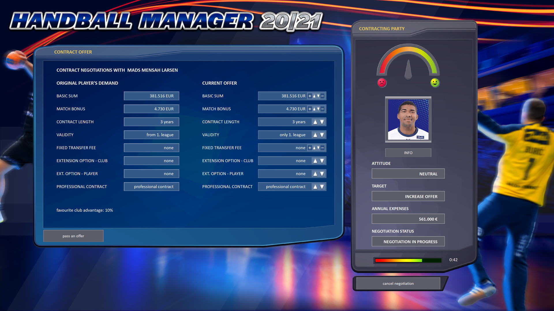 Handball Manager 2021 screenshot 7