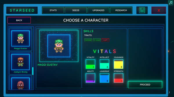 Screenshot z Starseed