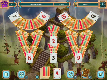 Screenshot z Sweet Solitaire: School Witch