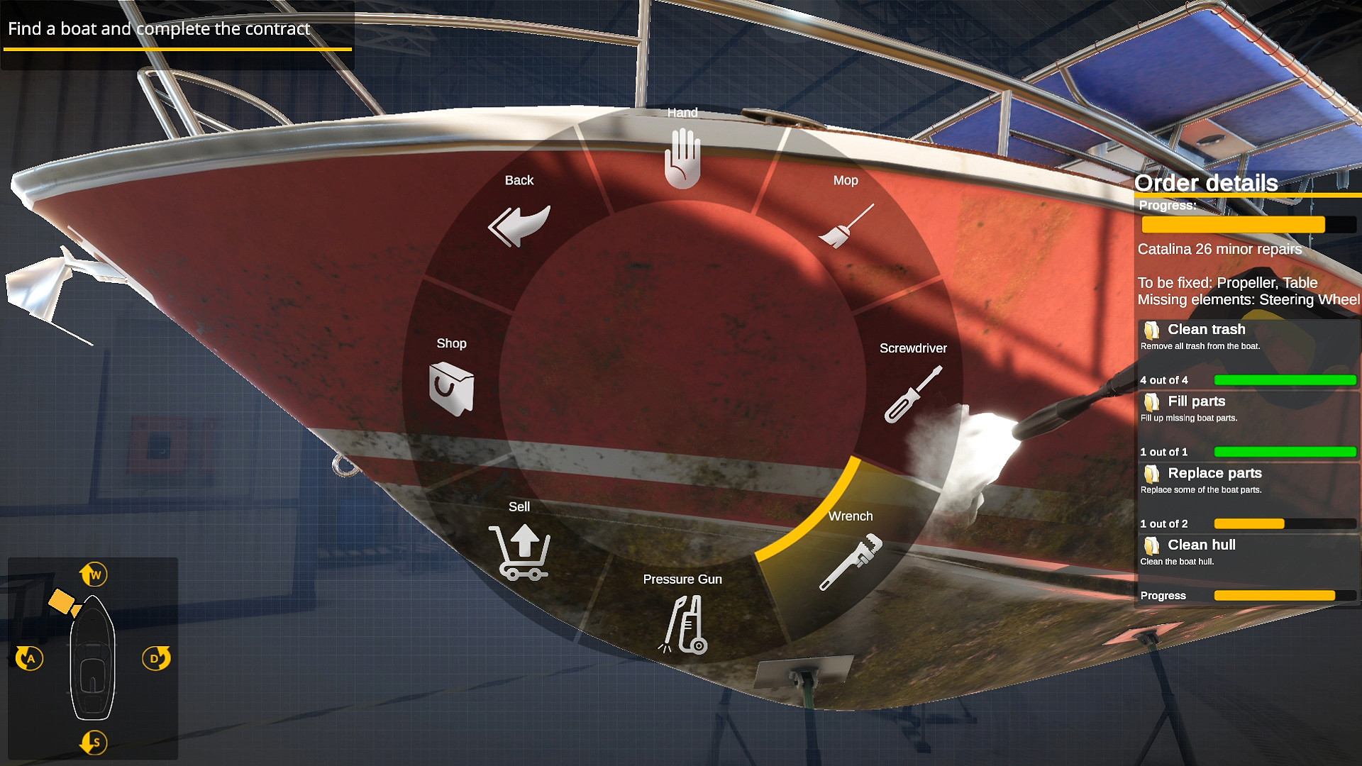 Yacht Mechanic Simulator screenshot 11