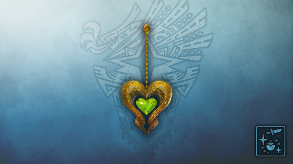 Monster Hunter World: Iceborne - Pendant: Emerald Kulve Heart