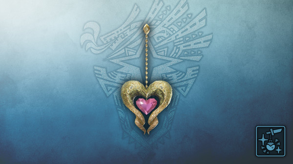 Monster Hunter World: Iceborne - Pendant: Rosegem Kulve Heart