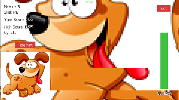 Screenshot z Pixel Fixer