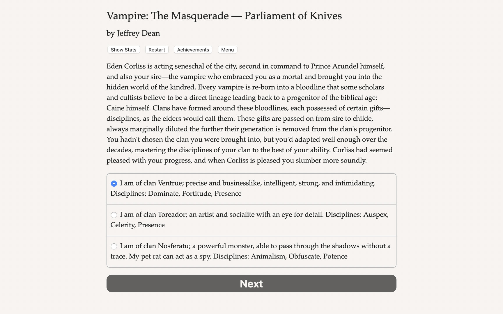Vampire: The Masquerade — Parliament of Knives screenshot #5