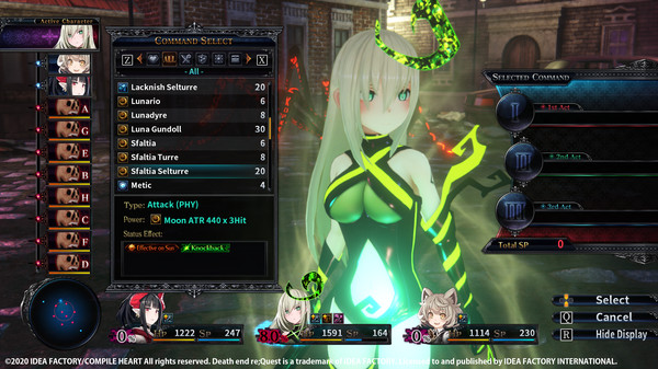 Screenshot z Death end re;Quest 2