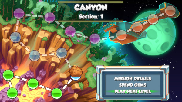 Screenshot z Tribble Troubles