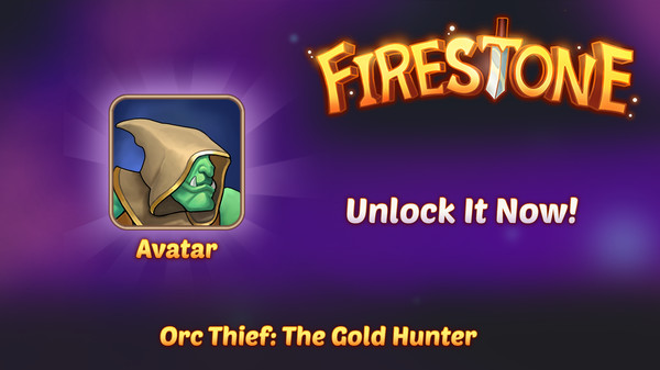 Firestone Idle RPG - Orc Thief, The gold Hunter - Avatar