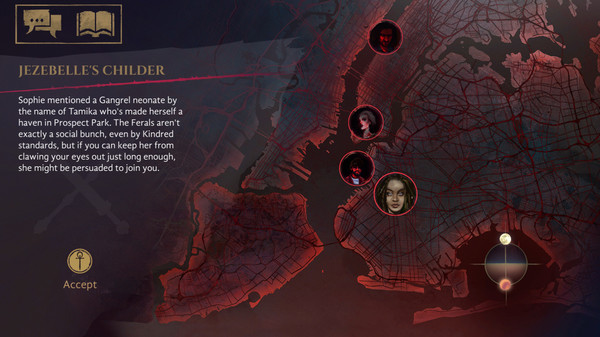 Screenshot z Vampire: The Masquerade - Coteries of New York Soundtrack