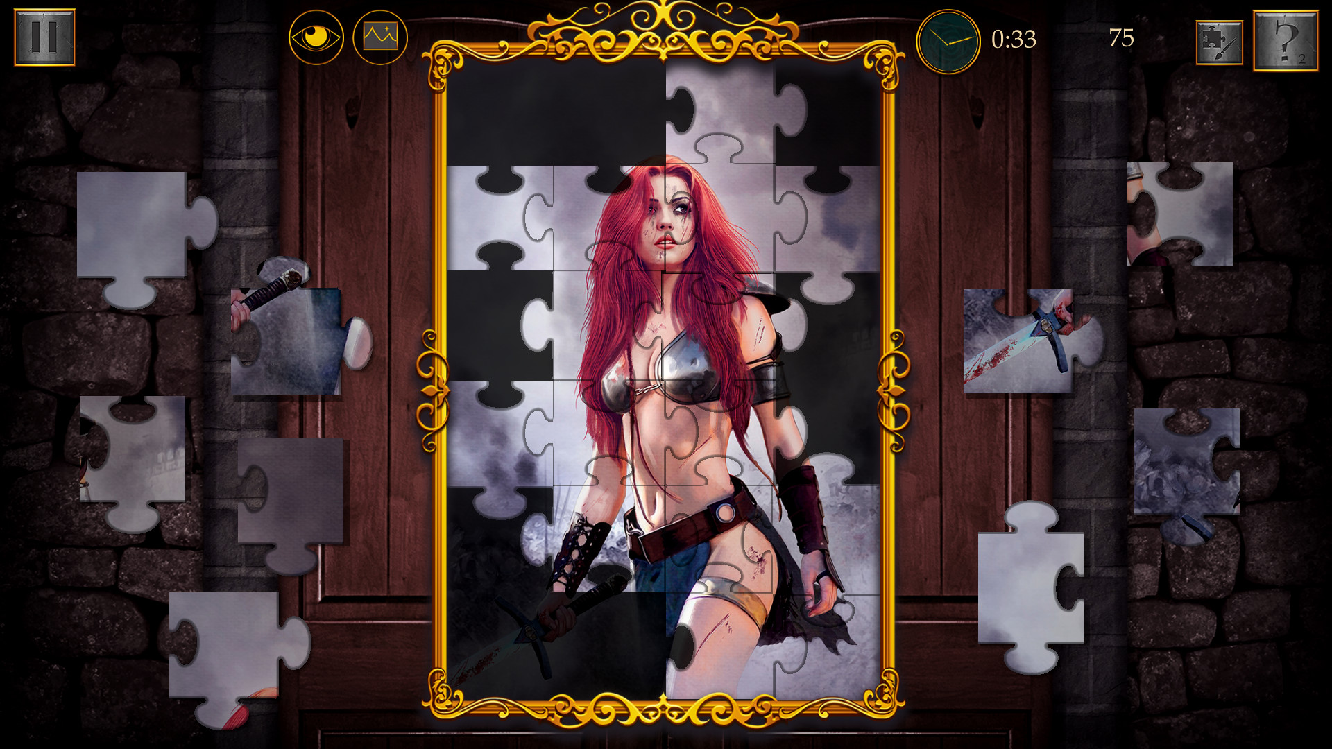 Dark Fantasy: Epic Jigsaw Puzzle screenshot #5