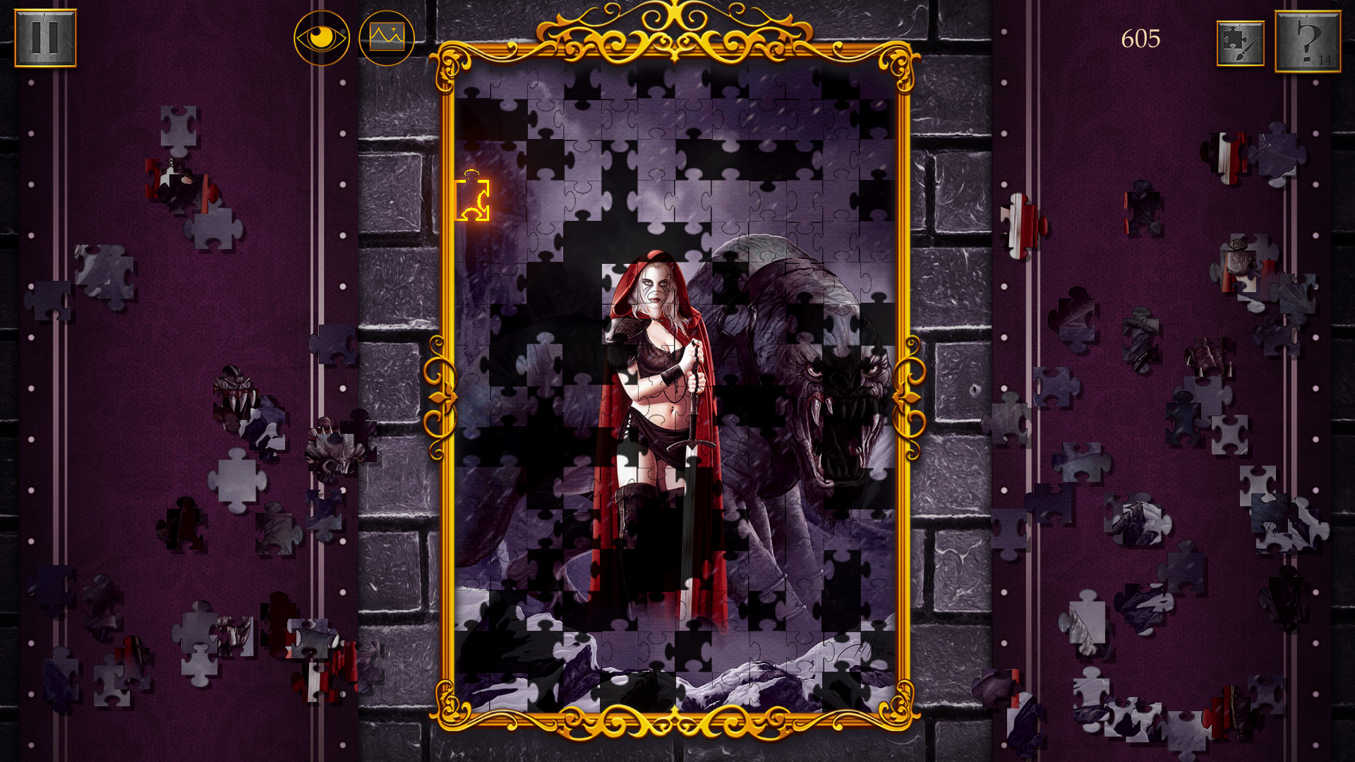Dark Fantasy: Epic Jigsaw Puzzle screenshot #3