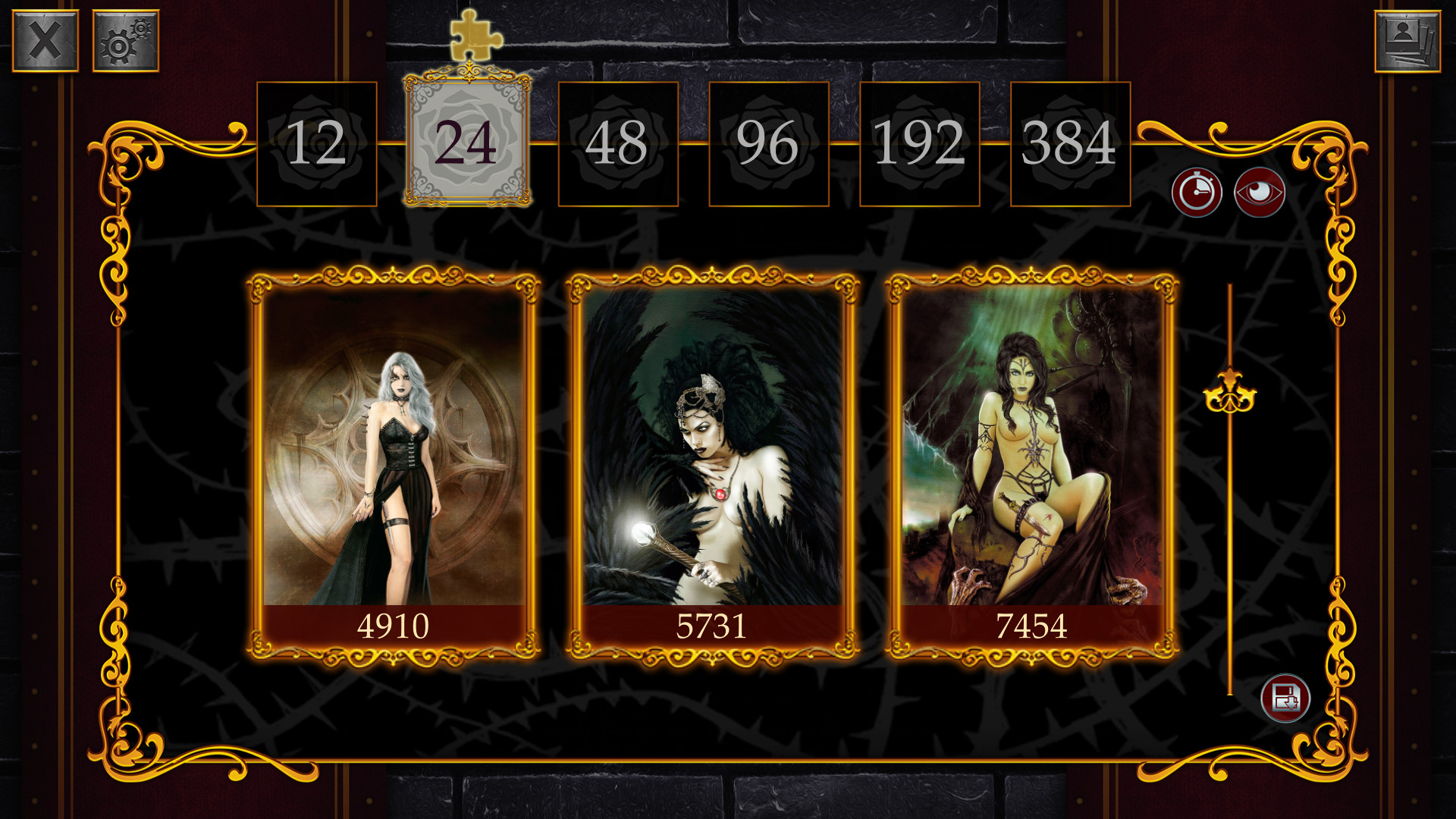 Dark Fantasy: Epic Jigsaw Puzzle screenshot #2