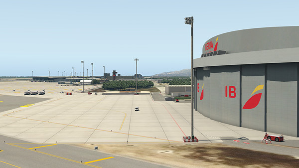 Screenshot z X-Plane 11 - Add-on: Aerosoft – Airport Barcelona