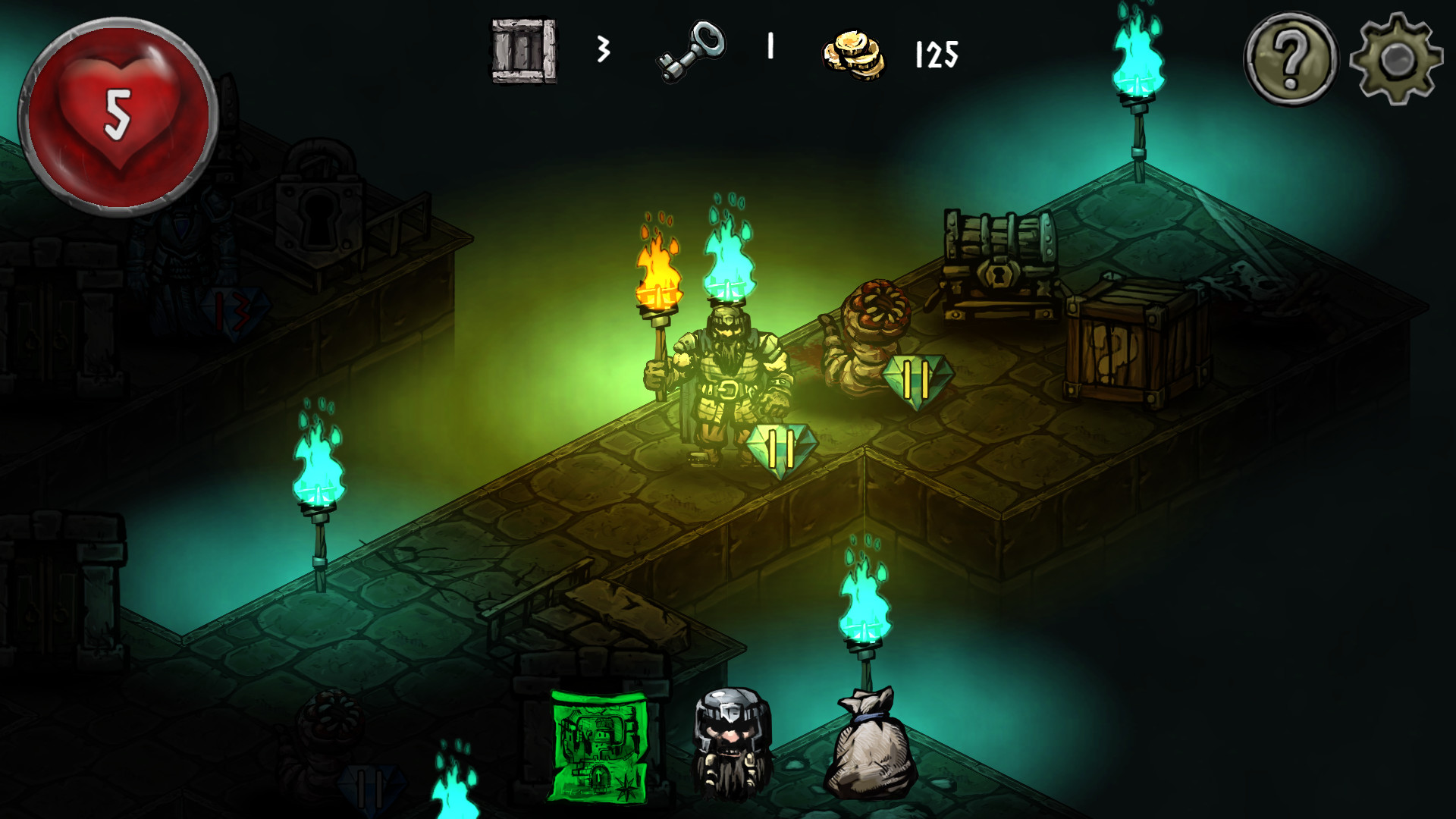 #6. Dungeon Of Dark (Steam) بواسطة: Layer games