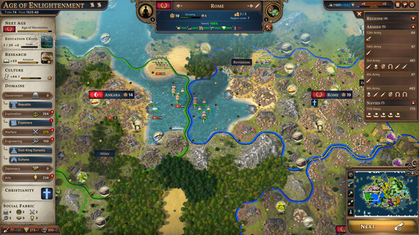 Millennia screenshot