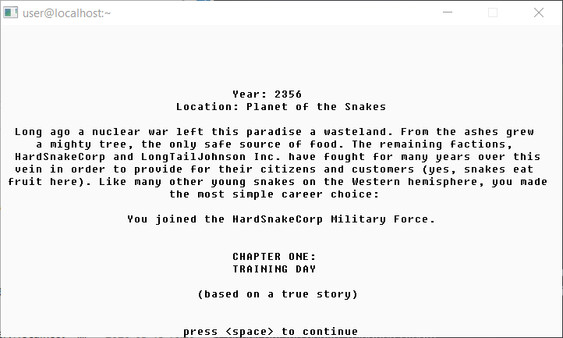 Screenshot z snake::reloaded