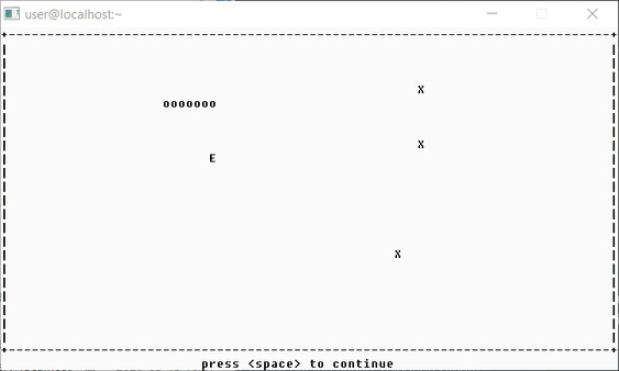 Screenshot z snake::reloaded