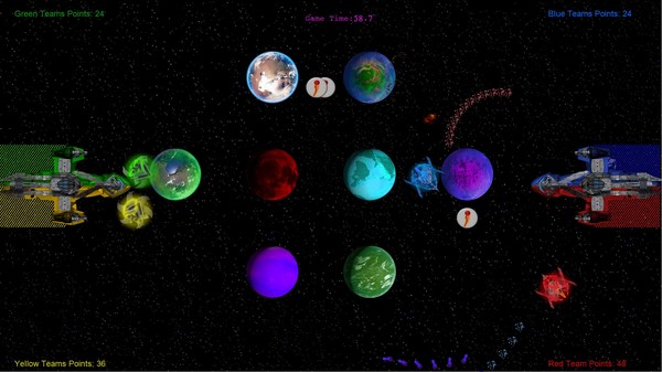 Screenshot z Planet Bounce Warships DLC Pack