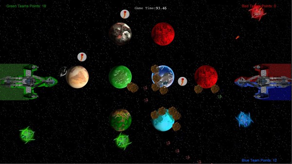 Screenshot z Planet Bounce Warships DLC Pack