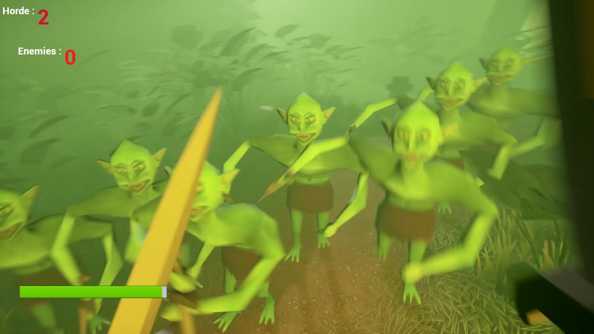 Defend the village from goblins