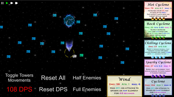 Screenshot z Elemental Defenders
