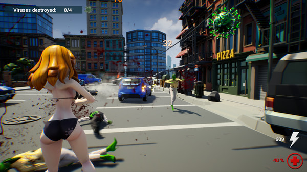 Screenshot z Hentai vs Virus: I Am Waifu