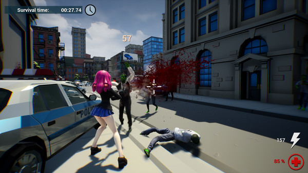 Screenshot z Hentai vs Virus: I Am Waifu