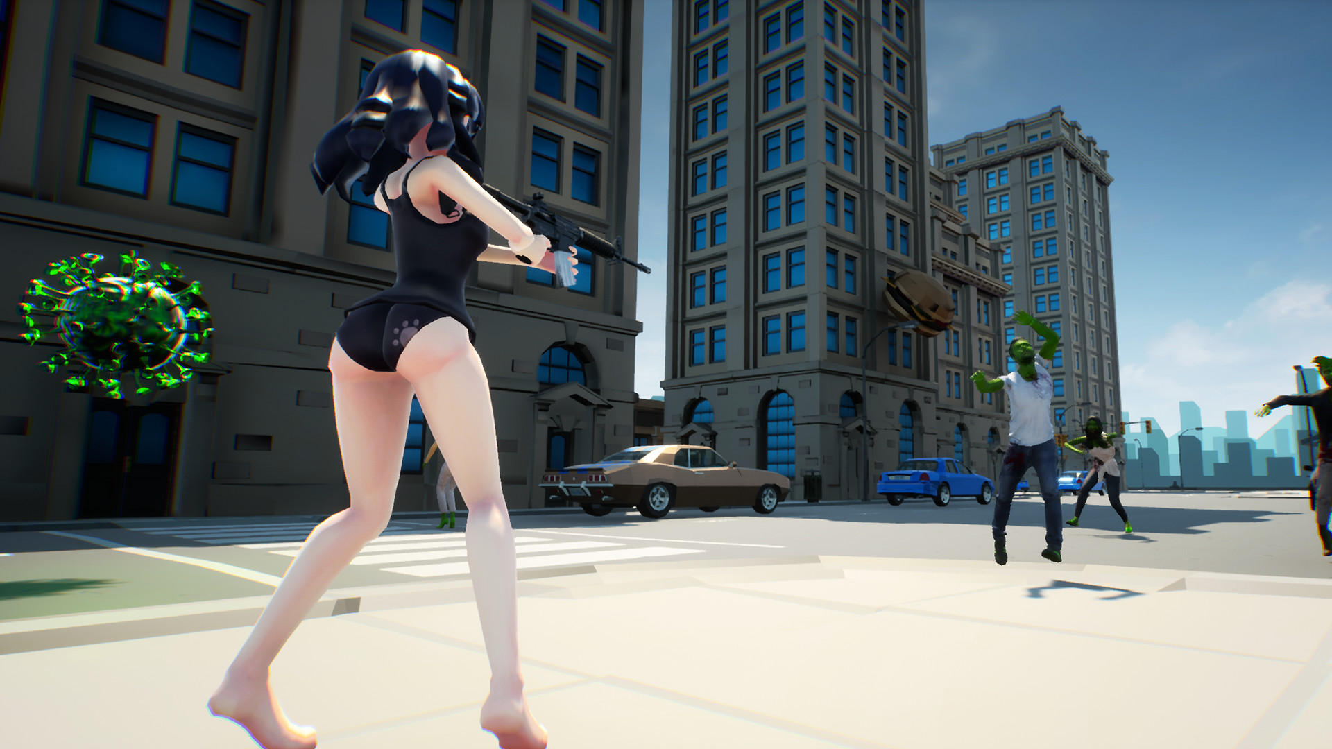 Hentai vs Virus: I Am Waifu screenshot #9